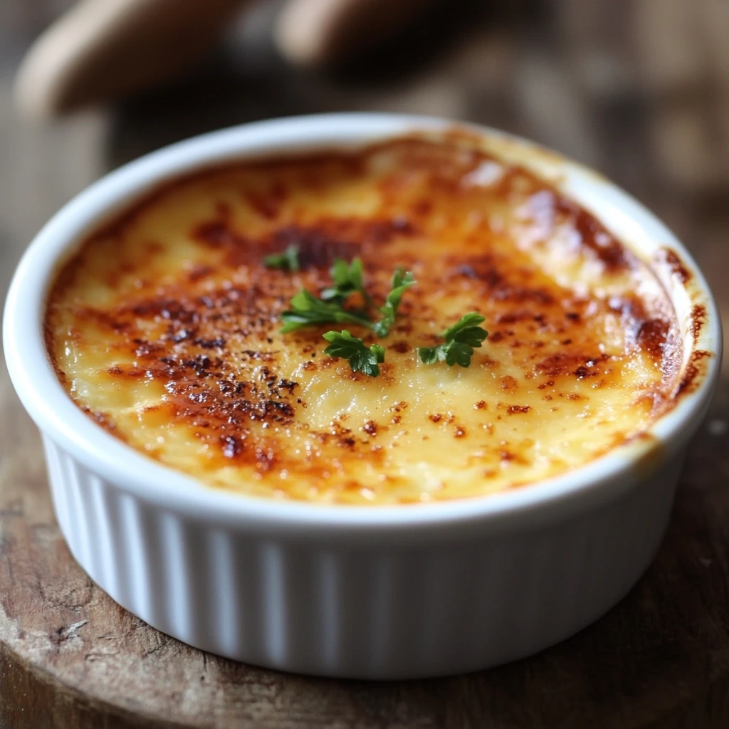 Elegant Crab Brûlée Appetizer with Caramelized Top